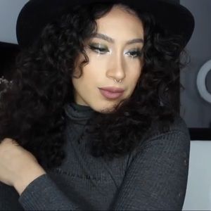 Wide brim fedora hat